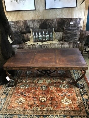 Wood &amp; Iron Coffee Table