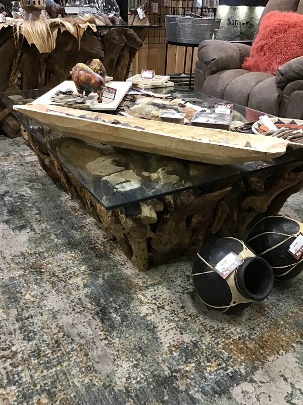 Native Teak Root Coffee Table