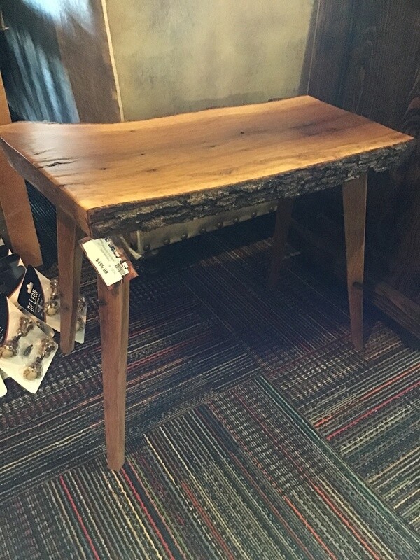 Live Edge Mesquite End Table