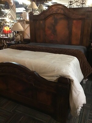 Alma Natural Copper King Bed