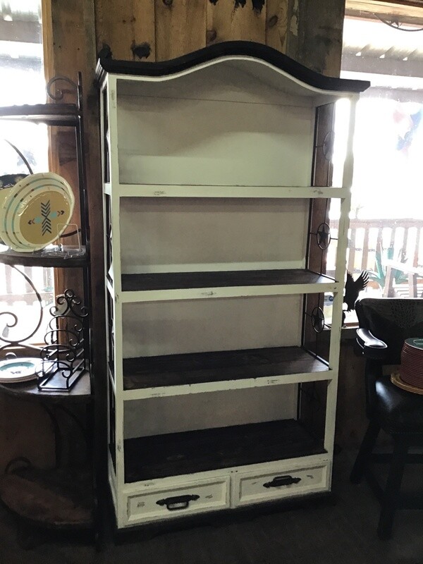 White Bookcase with Stars