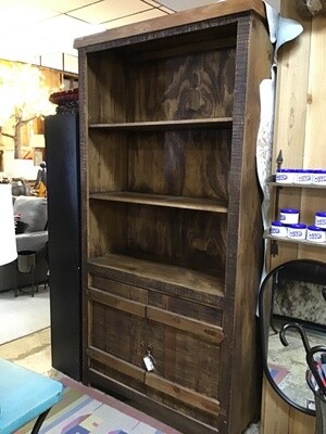 90&quot; Distressed Bookcase