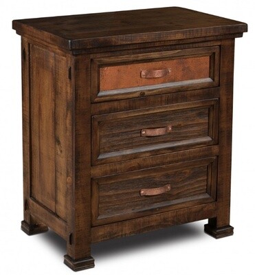 Copper Canyon 3 Drawer Night Stand