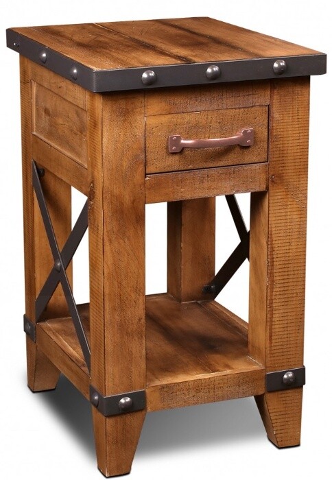 Urban Rustic Chair Side Table