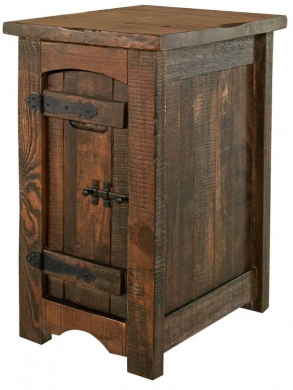 Mezcal Chair Side Table w/1 Door