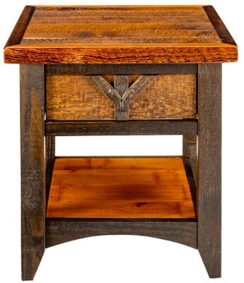 Yellowstone Side Table w/ 1- Drawer &amp; 1- Shelf