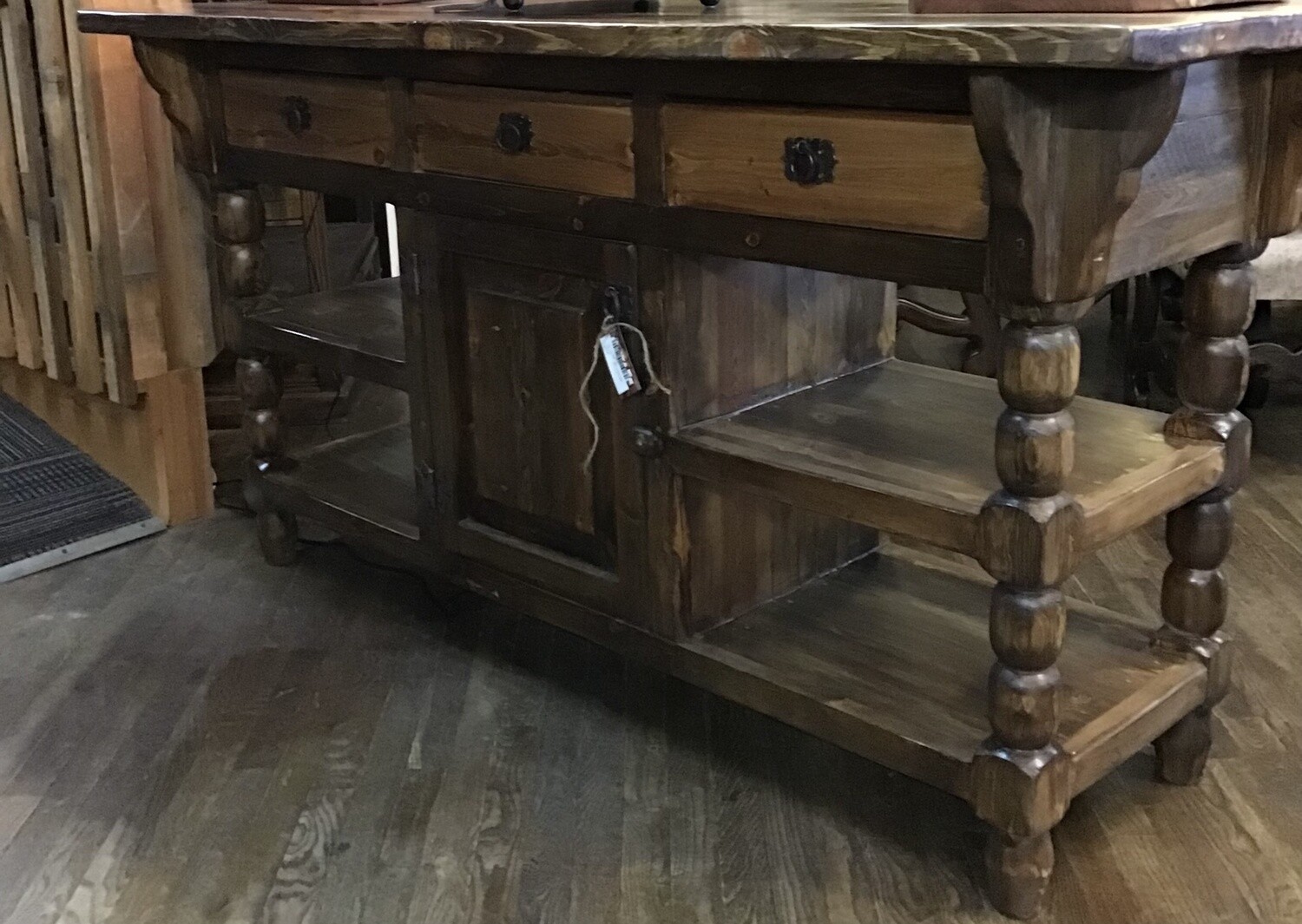 72&quot; Turned Kitchen Island
