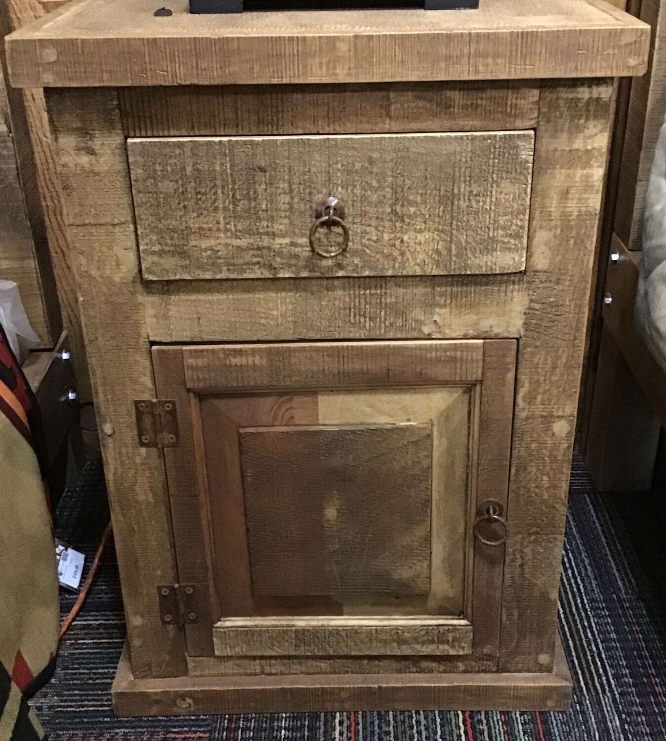 Rough Lumber Nightstand