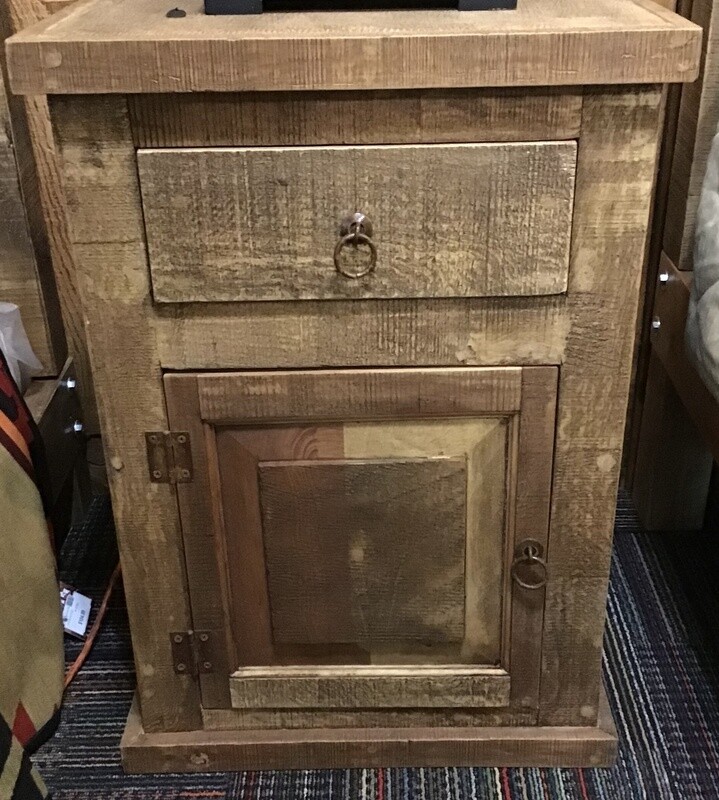Rough Lumber Nightstand