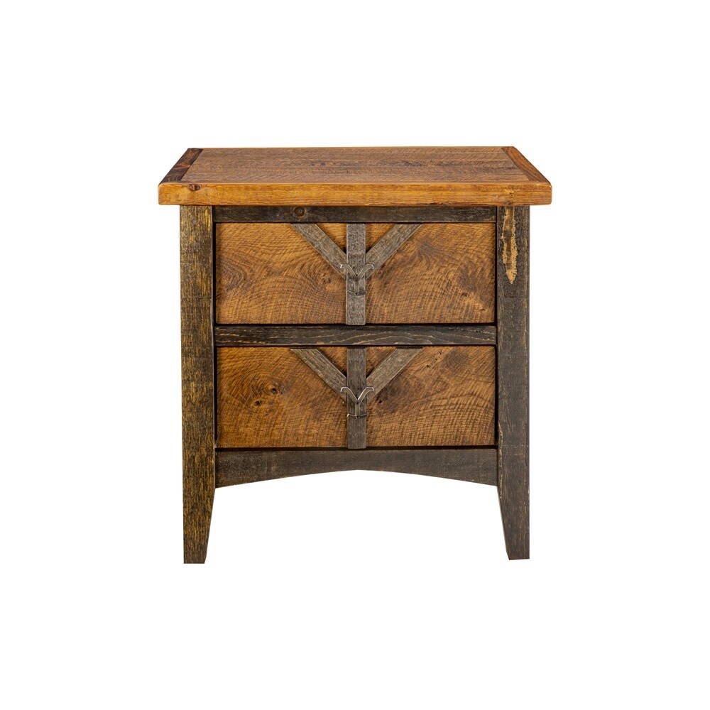 Yellowstone 2-Drawer Nightstand