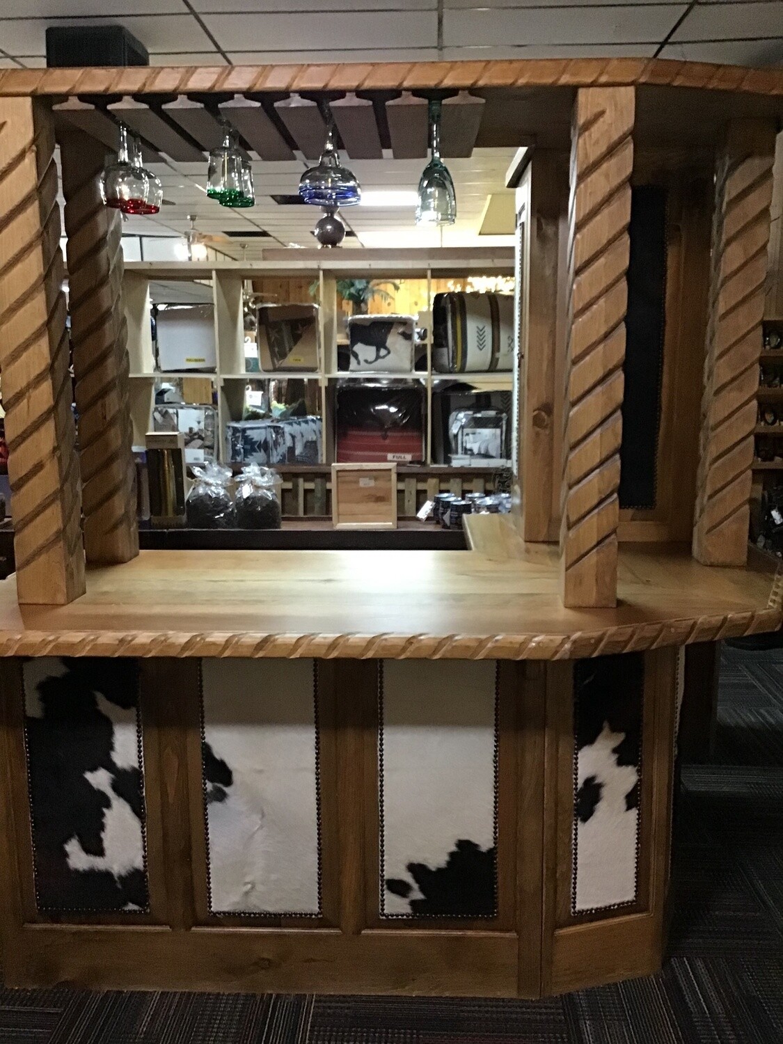 Curved Cowhide Bar