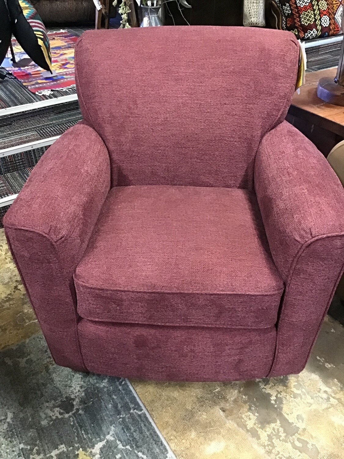 Kaylee Swivel Glider -Wine