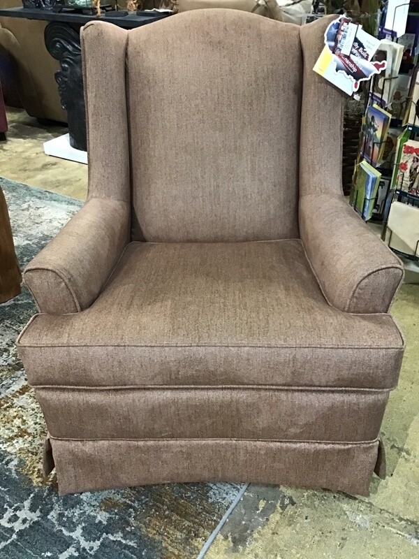Natasha Swivel Glider -Burlap