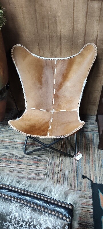 Metal Folding Leather Chair HOH