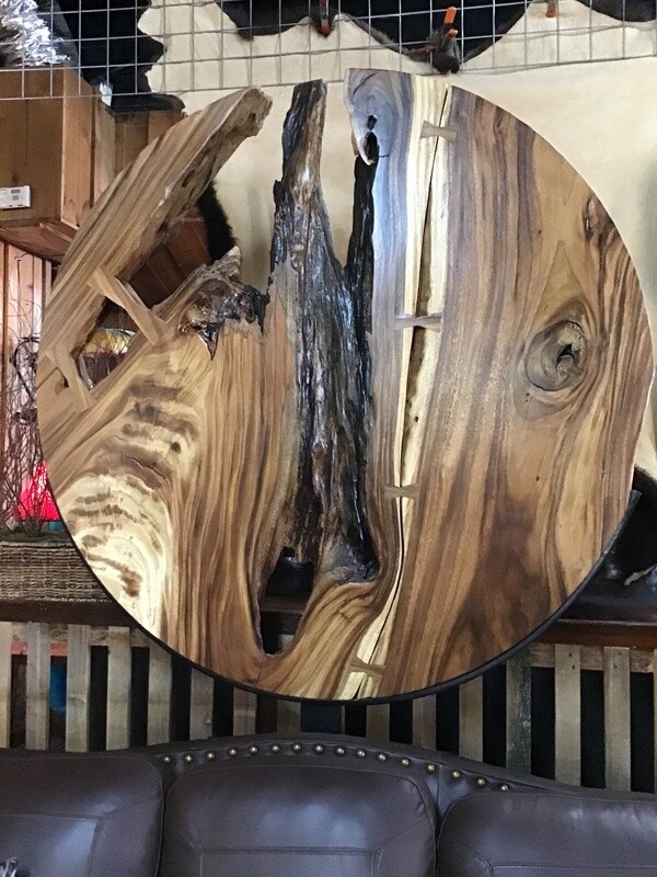 Wooden Moon Sculpture