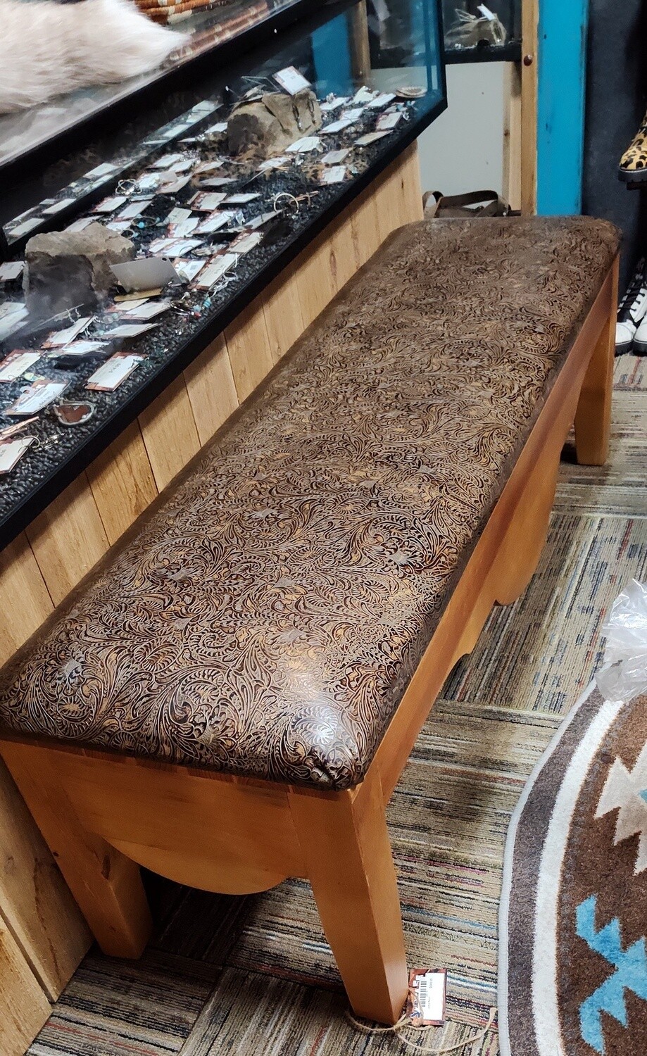 Leather Bench