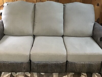 Nevada Sofa With Cullen Pewter Fabric