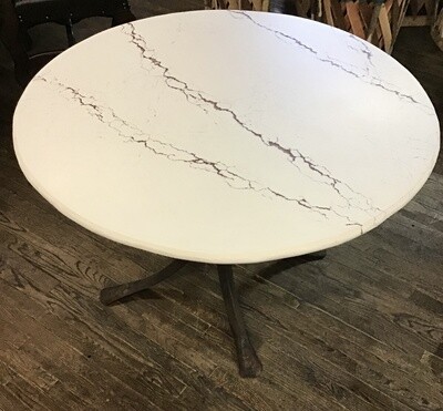 44&quot; Round Granite Top With Iron Base