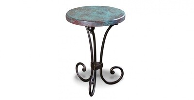 Turquoise Cordoba Copper End Table
