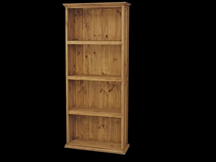 Four Shelf Tall Bookcase -RR