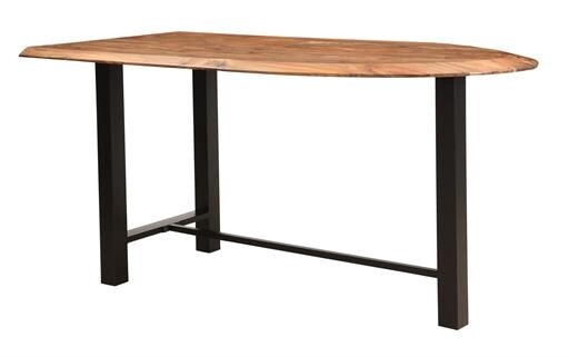 Brownstone &amp; Black Counter Height Dining Table 71x36x36