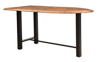 Brownstone &amp; Black Counter Height Dining Table 71x36x36