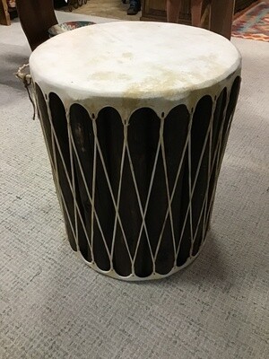 Indian Drum End Table