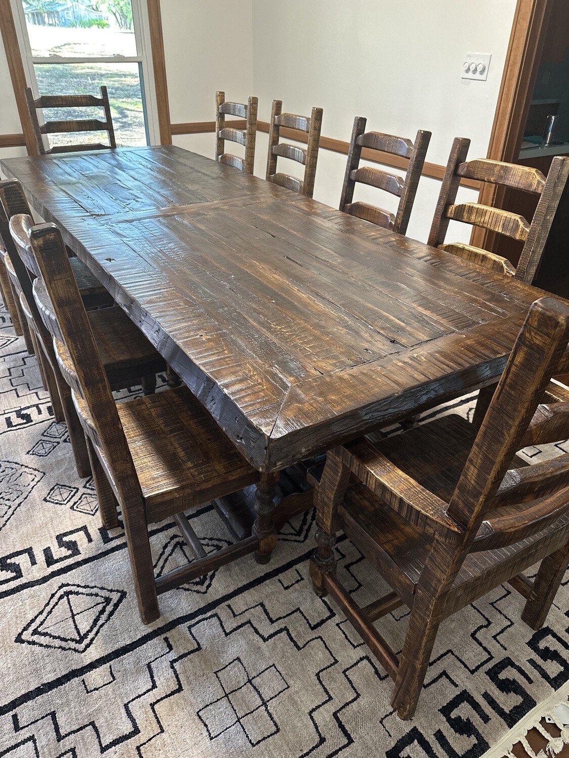 10&#39; Old Fashion Dining Table