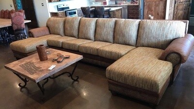 Jefferson 6 seat Sectional with Double Chaise
