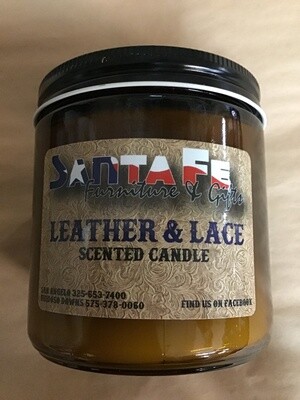 16 oz Leather &amp; Lace Candle