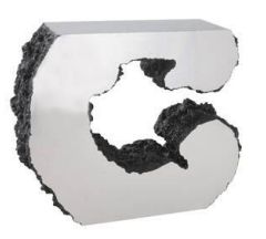 Stainless Steel Lava Console Table