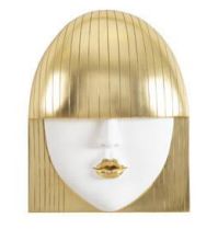 White And Gold Fashion Face