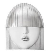 Large White And Silver Fashion Face