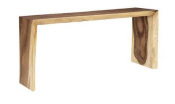 Natural Waterfall Console Table