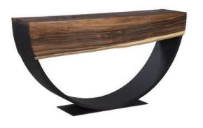 Natural Double Sided Arc Console Table