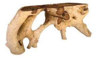 Chamcha Wood Console Table 13x90x29