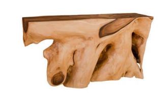 Chamcha Wood Console 13x61x33