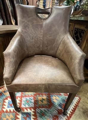 Jackson Game Chair With Cowhide