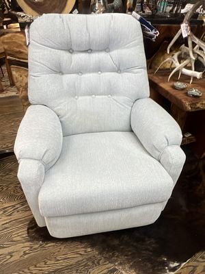 Swivel Glider Recliner -Powder Blue