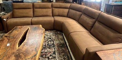 Adell Leather Sectional