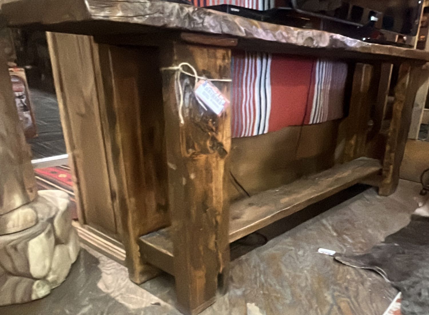 Old Beam Sofa Table