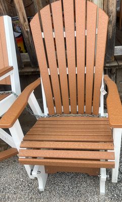 Comfo Single Glider Cedar/White