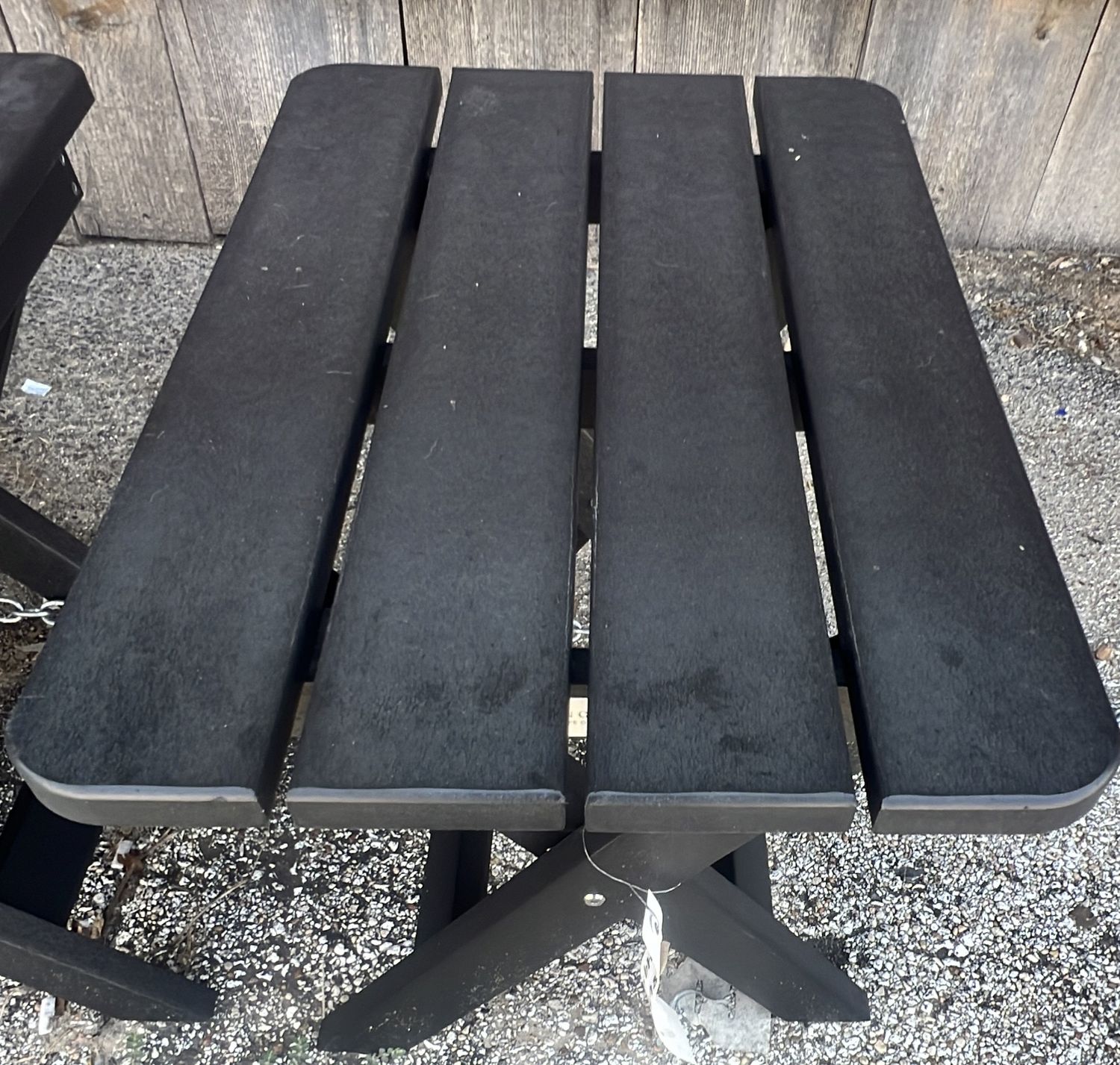 Folding End Table -Black