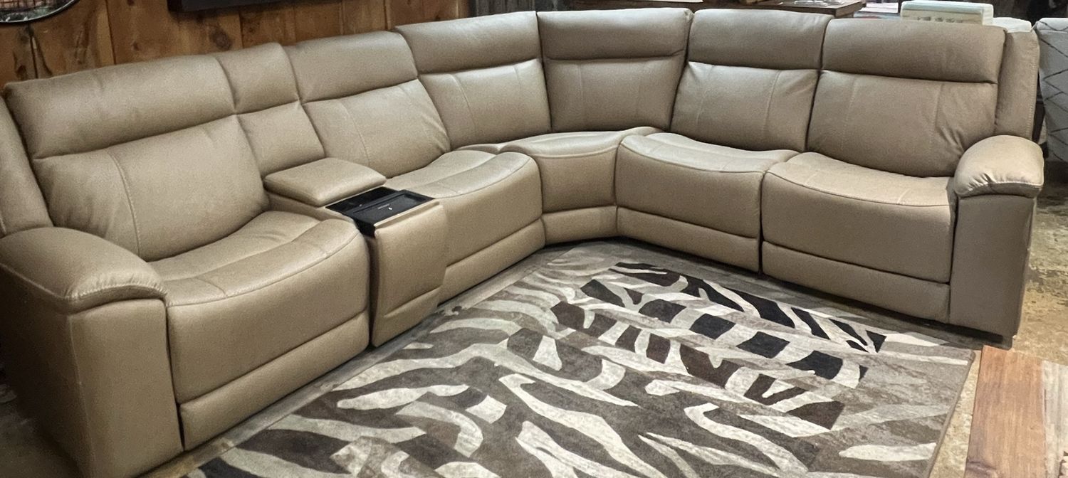 Jumbo Sand Triple Power Sectional