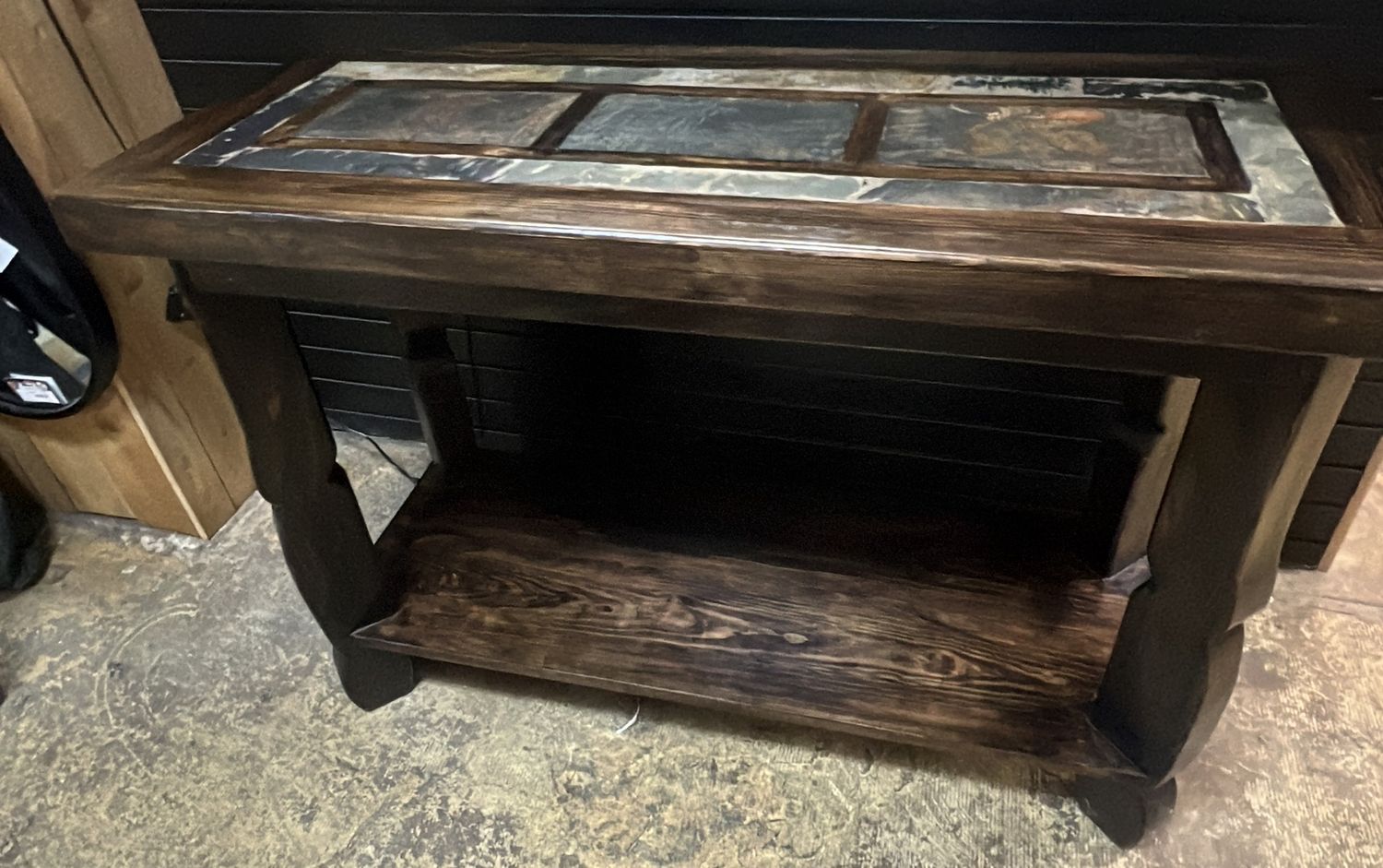 48x18x32 Ox Yoke Sofa Table