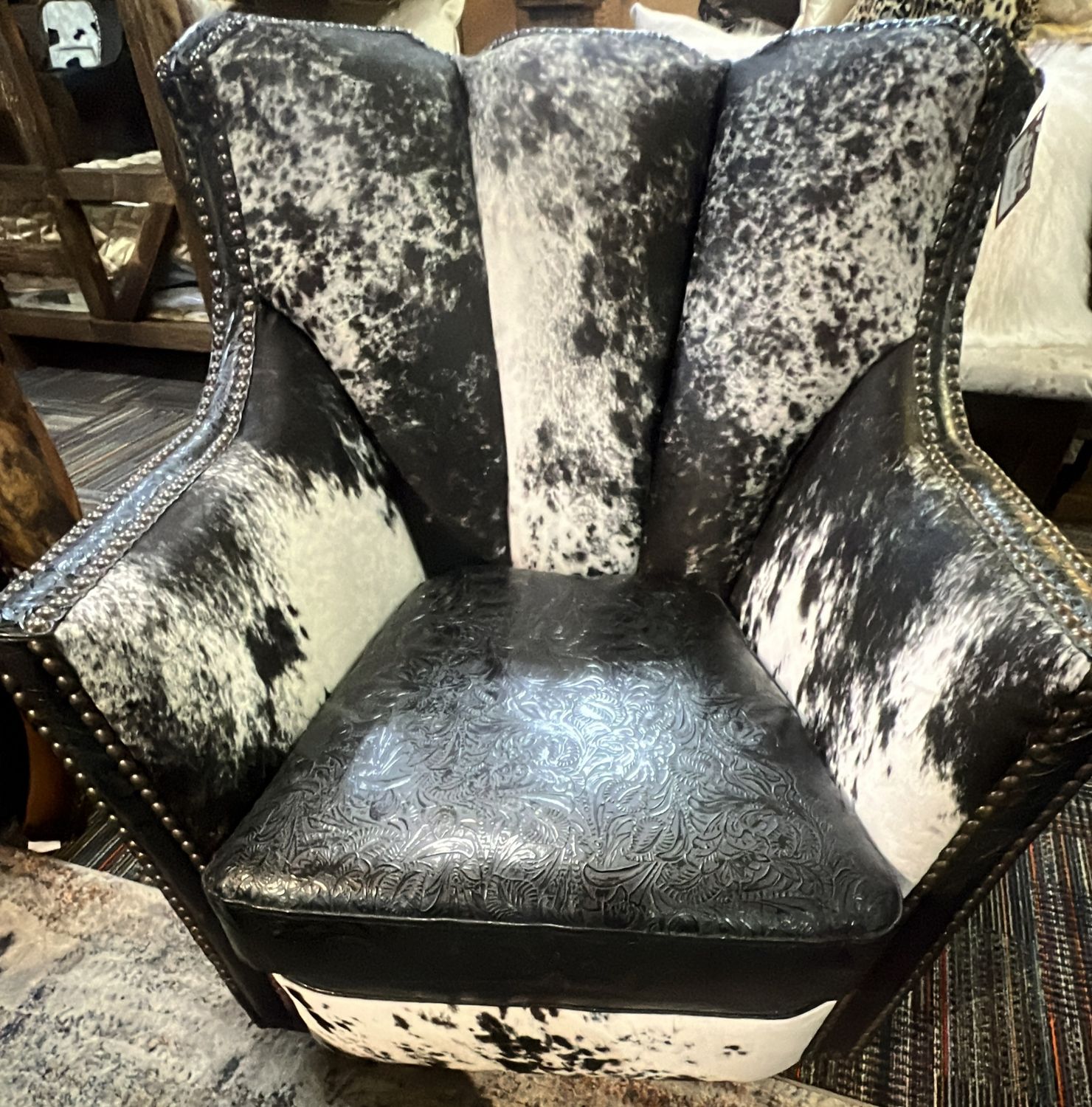 Puma Chair -Floral Black