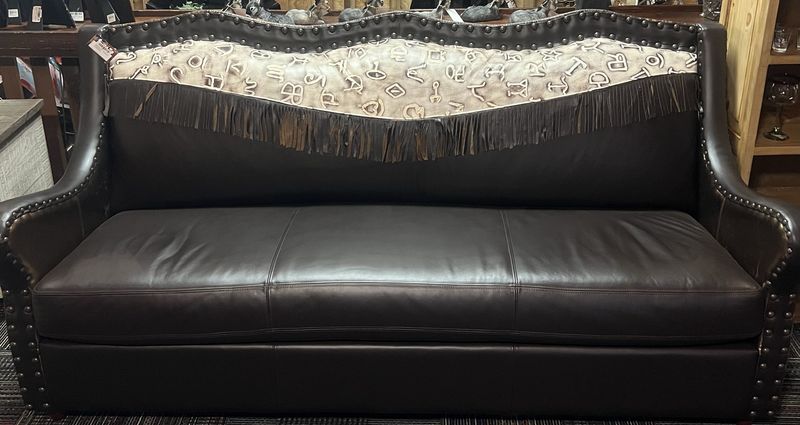 Alejandra Sofa with Mini Brands Cream &amp; Bronze/Chateau App/Rio Bronze