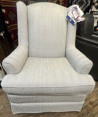 Natasha Swivel Glider -Salt &amp; Pepper