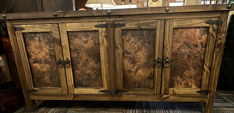 80&quot; Hacienda Copper Front Console