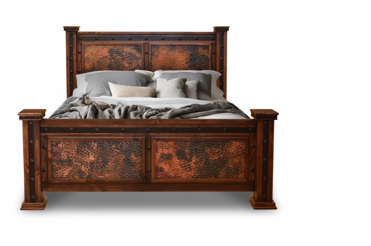 Santa Clara King Bed -Brown